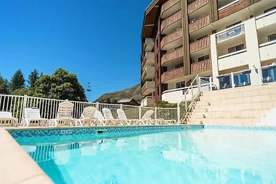 Studio in Alpe d'Huez mit Pool und Sauna