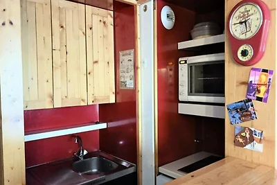 Wohnung in Arc 2000 mit Blick auf die Pisten