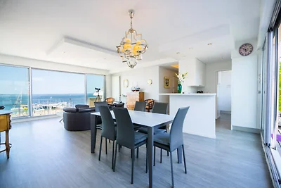 Geneviève auf dem Dach