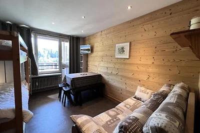 Wohnung in La Clusaz mit Bergblick