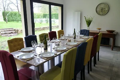 Herenhuis bij Somme-baai en Normandische kust