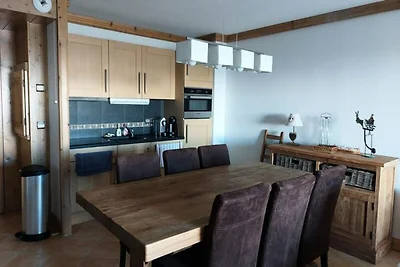 Apartment in Les Arcs mit Blick auf den Mont...