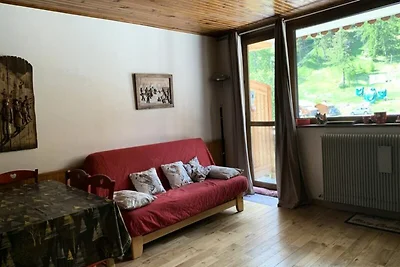 Wohnung in Pra-Loup mit Pistenblick