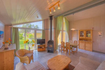 Vakantiehuis met sauna op vakantiepark Mirow