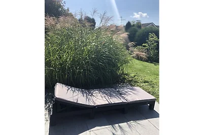 Con amplia terraza y jardín