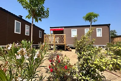 Casa mobile attraente nella natura