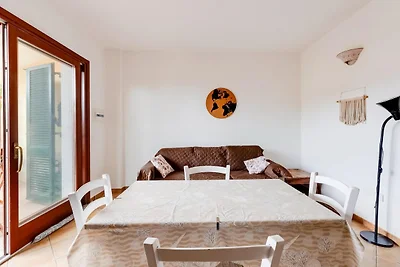 Mit privatem Garten und Klimaanlage