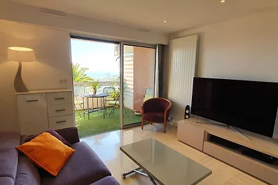 Apartment mit Meerblick mit Gemeinschaftspool