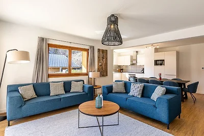 Chalet am Genfersee in den Alpen