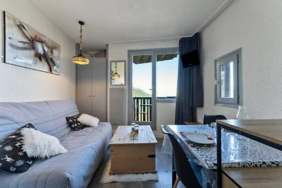 Wohnung in Les Orres mit Blick auf das Tal