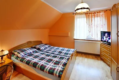 Hütte am Ostrowieckie-See mit Privatstrand