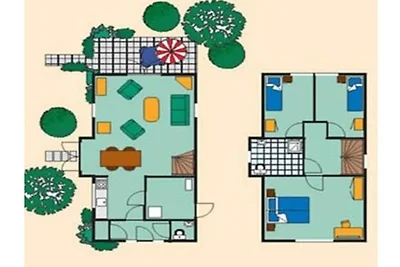 Ferienhaus mit 1 Schlafzimmer