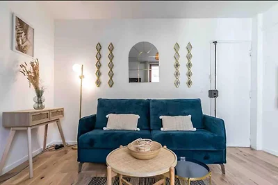 Charmant appartement met 1 slaapkamer en 4 zi...