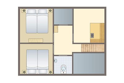 Ferienhaus mit Sauna, 8 km.