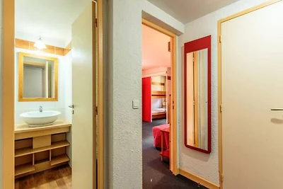 Apartment in Plagne mit Bergblick