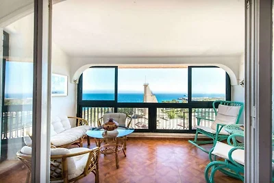 Casa con terrazza sul mare all'Addaura