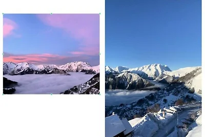 Ferienhaus in den Alpen am Skigebiet