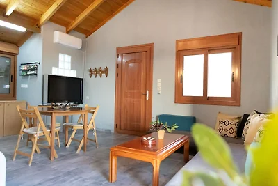 Villa mit Blick auf Tigani in Mani