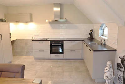 Zeer ruim appartement in verbouwde boerderij