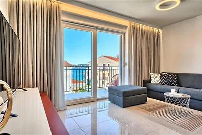 Two-Bedroom Apartment With Balcony And Sea...