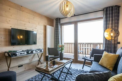 Schickes Ski-In/Ski-Out-Refugium mit Aussicht