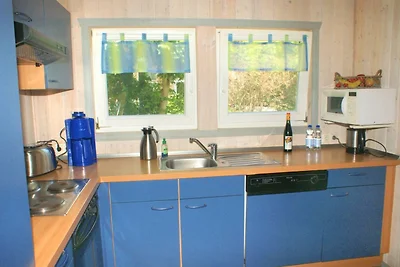 Vakantiehuis met sauna op vakantiepark Mirow
