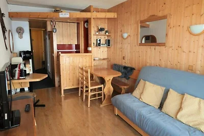 Apartment in Arc 2000 mit Blick auf die...