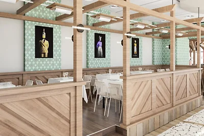 Apartment mit Balkon im Ferienpark in...