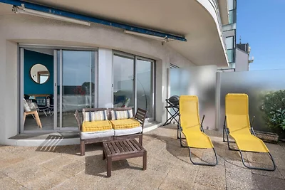 Appartement in La Baule met Zeezichtterras