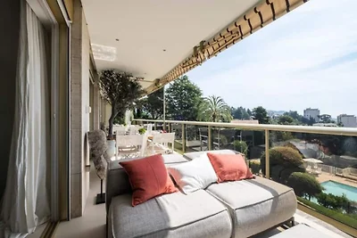 Apartment in Cannes mit Meerblick und Pool