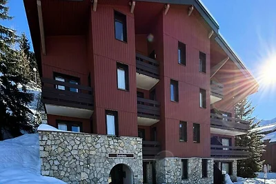 Wohnung in Plagne 1800 mit Bergblick