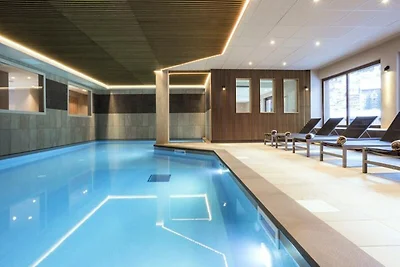 Ferienwohnung in den Alpen mit Pool und Spa