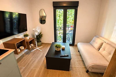 Stilvoller Aufenthalt in Madrid mit Terrasse