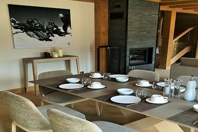 Leuk chalet met open haard in Megève