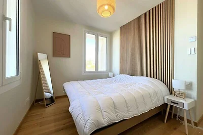 Appartement bij het strand van Garonne met ui...