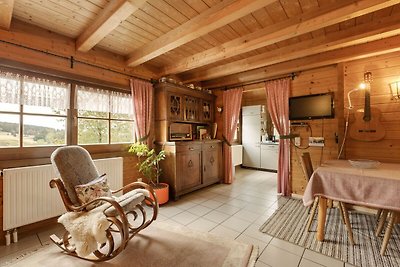 Houten vakantiehuis in Hinterrod met sauna