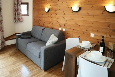 Apartment in Les Orres mit Blick auf die...