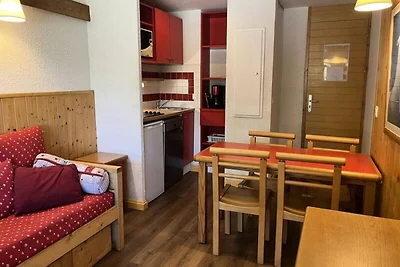 Wohnung in Plagne 1800 mit Mont Blanc Blick