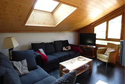 Apartment in Grand-Bornand mit Bergblick