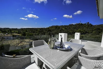 Tranquil Villa with Sea Views & Heated Pool!