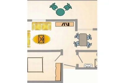 Wohnung mit 1 Schlafzimmer