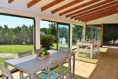 Villa a Muro con piscina e giardino di aranci