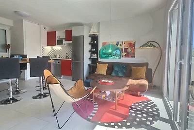 Maisonette-Wohnung in Valras-Plage für 4...