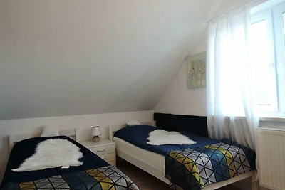 Ferienhaus in Nowe Warpno mit Garten
