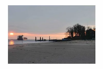 Appartement vlakbij de Elbe (350m)