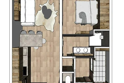 Wohnung in Val d'Isère in der Nähe von...