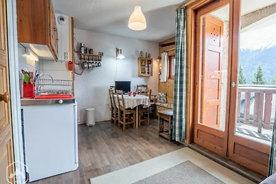 Gemütliches Studio mit Bergblick