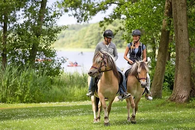 Vakantiehuis met sauna in vakantiepark Mirow