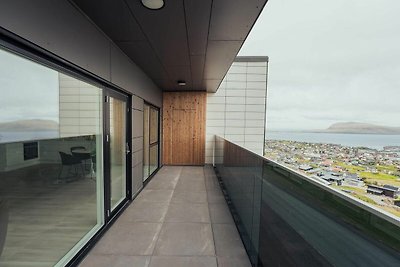 Apartment mit Blick auf die Stadt und das...