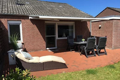 Holiday home in Hage with swimming pool